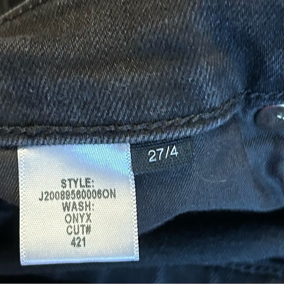Veronica Beard Debbie Skinny Jean Black Ankle-Crop Jean Women’s SZ 27/4 - Picture 8 of 9
